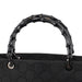 Gucci Black GG Bamboo Tote