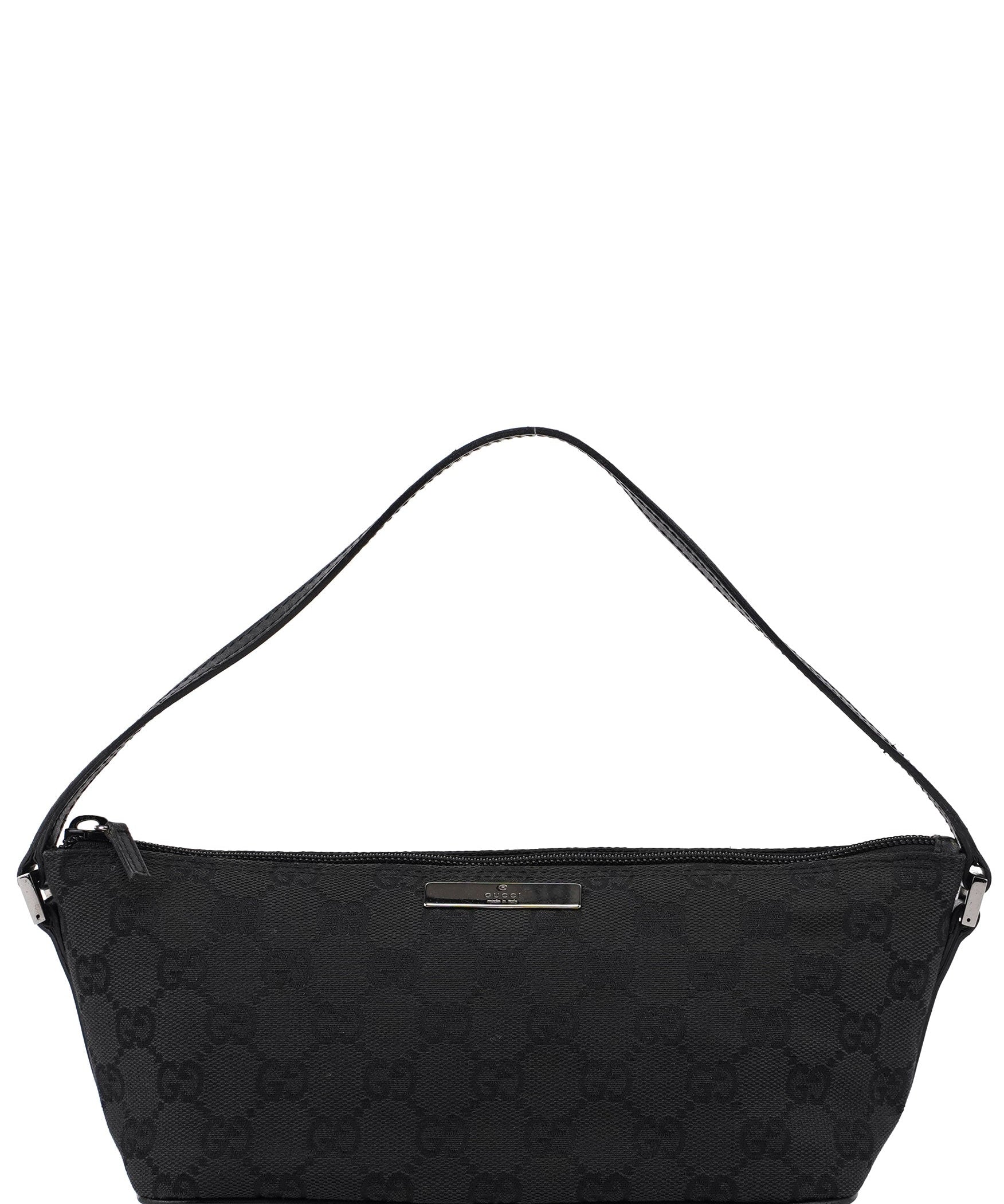Gucci Black GG Boat Pochette