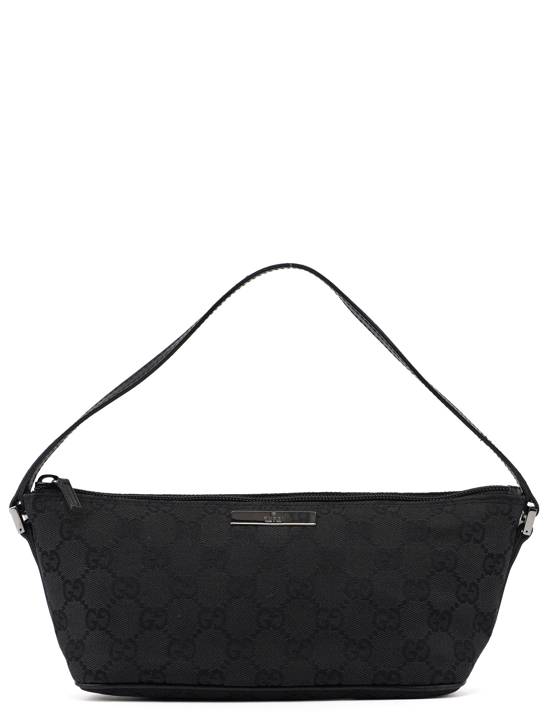 Gucci Black GG Boat Pochette