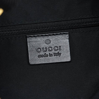 Gucci Black GG Canvas Crossbody Bag