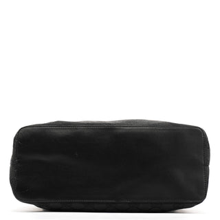 Gucci Black GG Canvas Drawstring Shoulder Bag