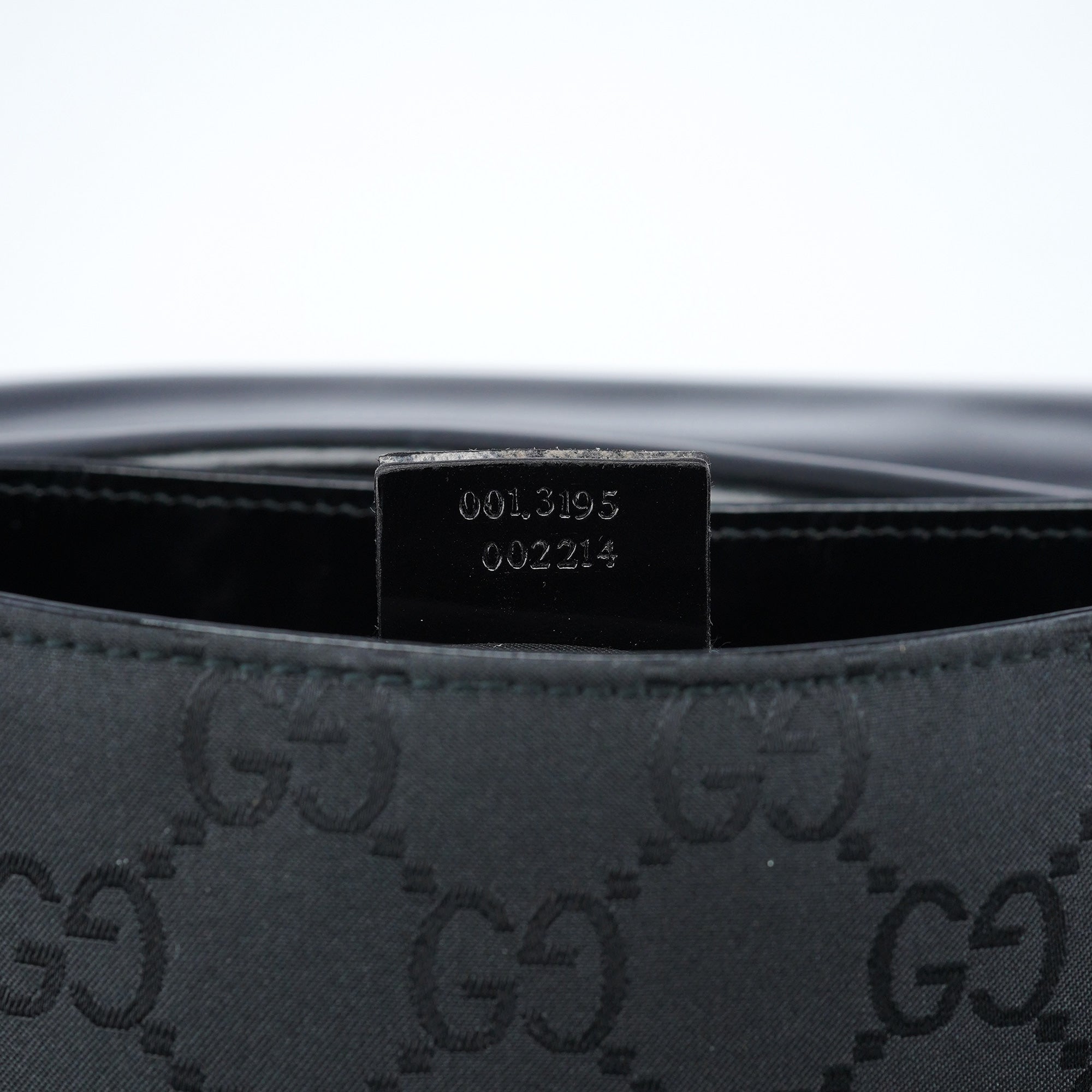 Gucci Black GG Canvas Flap Shoulder Bag