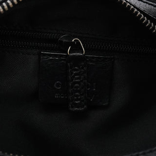 Gucci Black GG Canvas Hobo Shoulder Bag