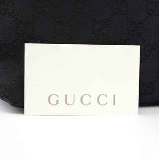 Gucci Black GG Canvas Shoulder Bag