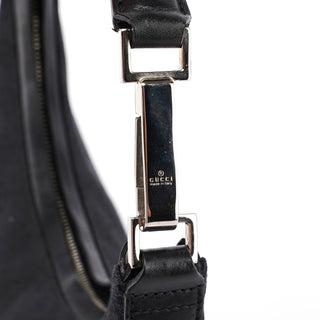 Gucci Black GG Canvas Shoulder Bag