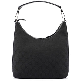 Gucci Black GG Canvas Shoulder Bag