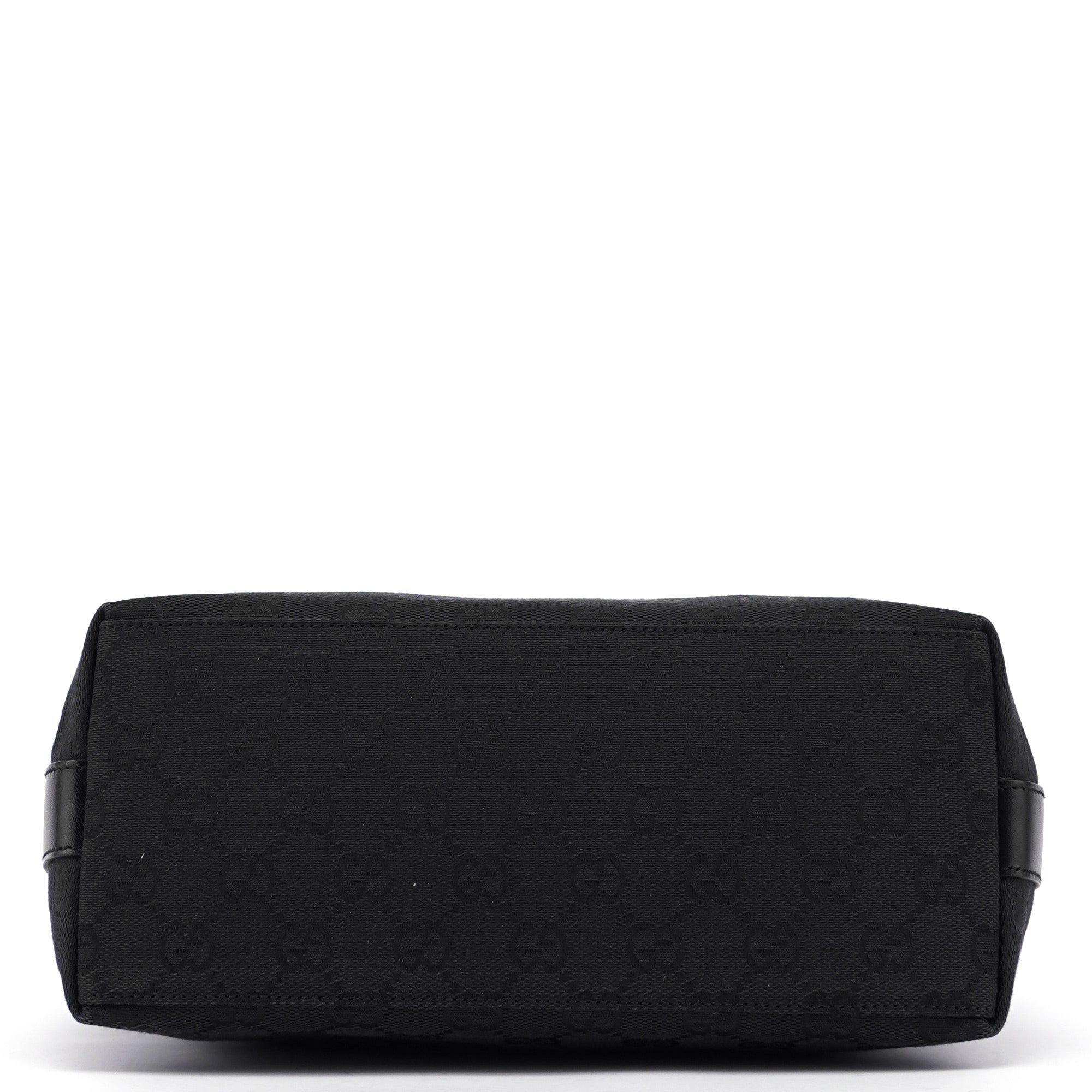 Gucci Schultertasche aus schwarzem GG Canvas