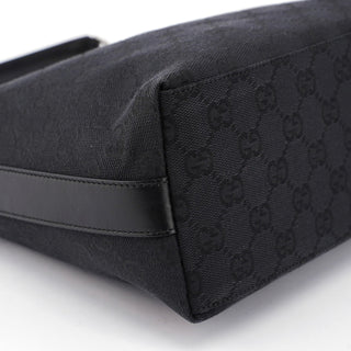 Gucci Black GG Canvas Shoulder Bag