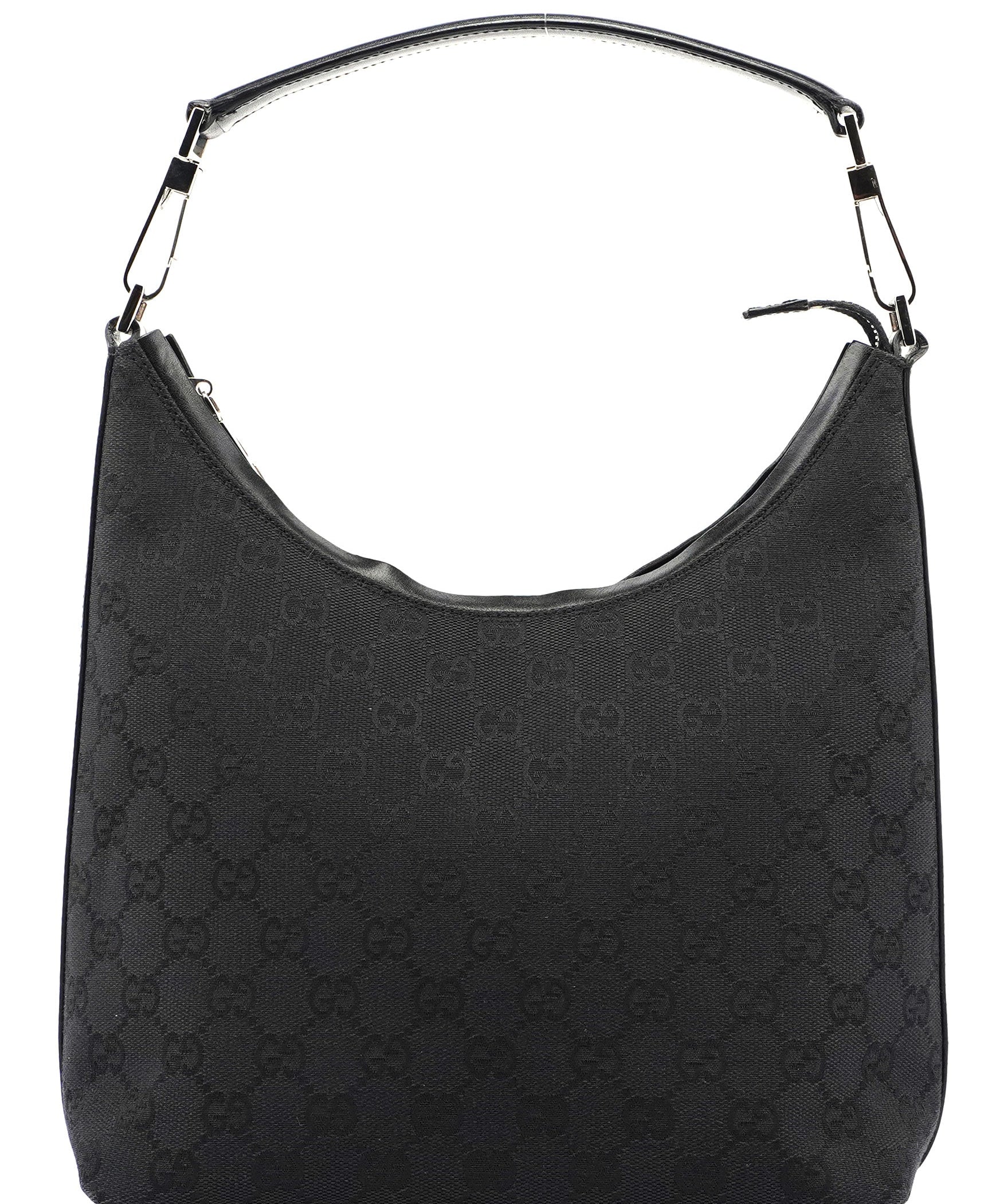 Gucci Black GG Canvas Shoulder Bag