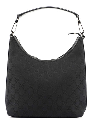 Gucci Black GG Canvas Shoulder Bag