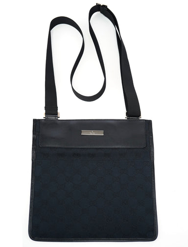 Gucci Black GG Crossbody Bag