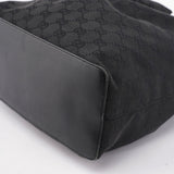 Gucci Sac porté épaule à lien coulissant en toile GG noire