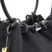 Gucci Black GG Drawstring Shoulder Bag