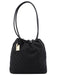 Gucci Black GG Drawstring Shoulder Bag