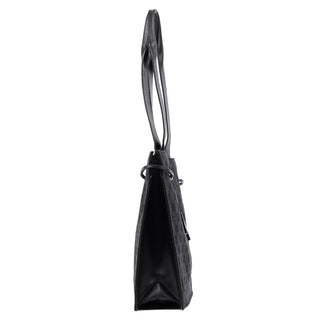 Gucci Black GG Drawstring Tote Bag