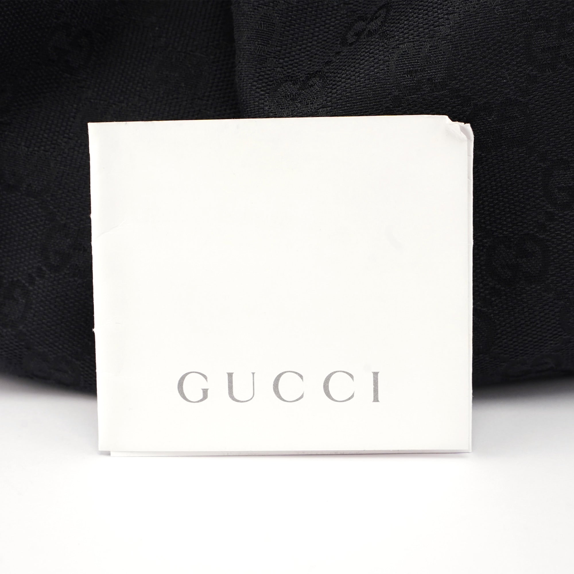 Gucci Black GG Dual Handle Bag