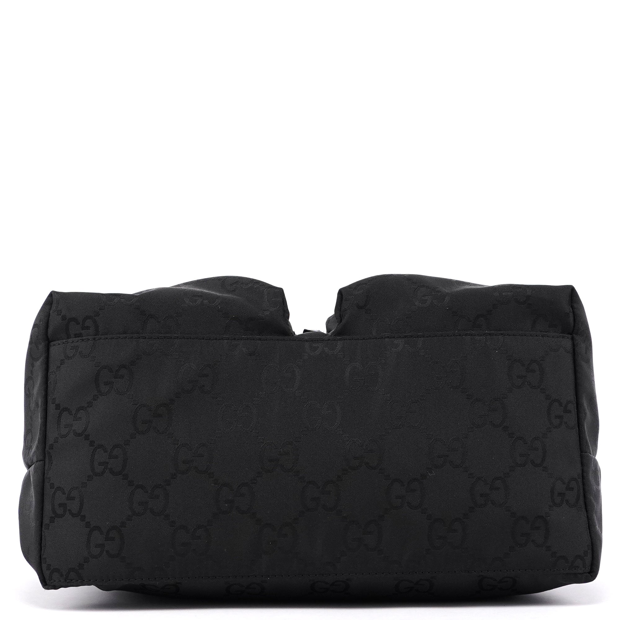 Gucci Black GG Dual Pocket Shoulder Bag