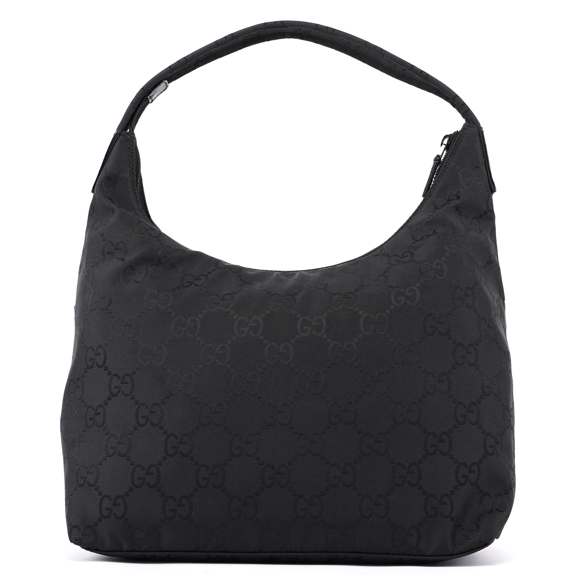 Gucci Black GG Dual Pocket Shoulder Bag