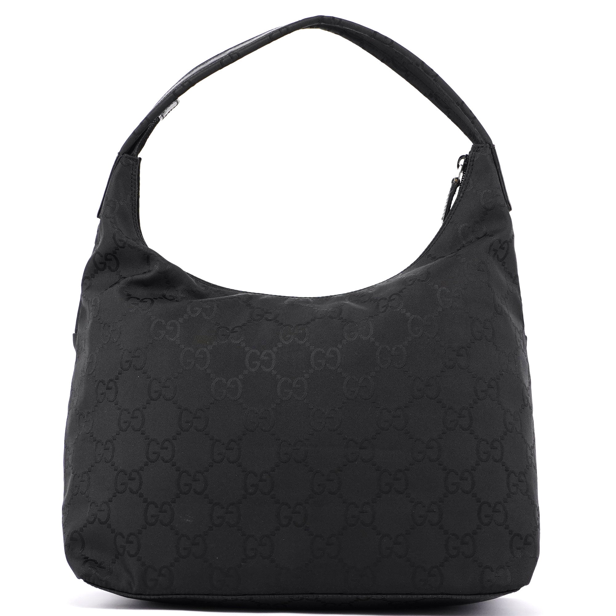 Gucci Black GG Dual Pocket Shoulder Bag