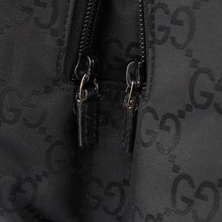 Gucci Black GG Dual Pocket Shoulder Bag