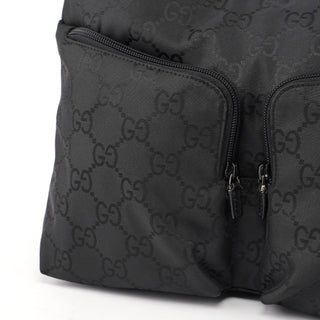 Gucci Black GG Dual Pocket Shoulder Bag