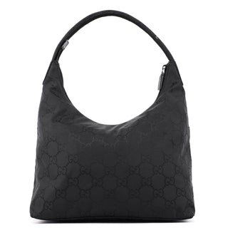 Gucci Black GG Dual Pocket Shoulder Bag