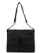 Gucci Black GG Dual Pocket Shoulder Bag