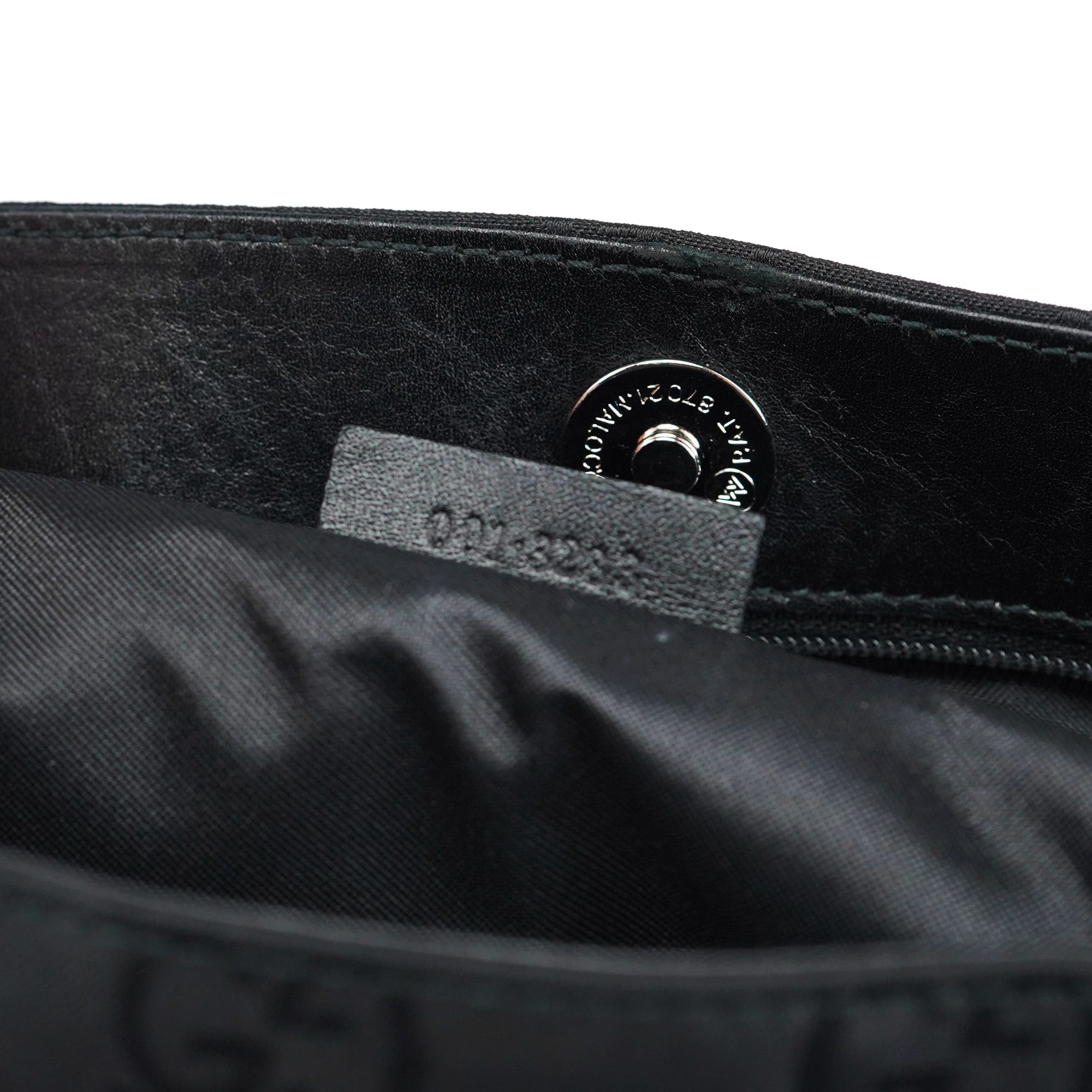 Gucci Black GG Dual Pocket Shoulder Bag