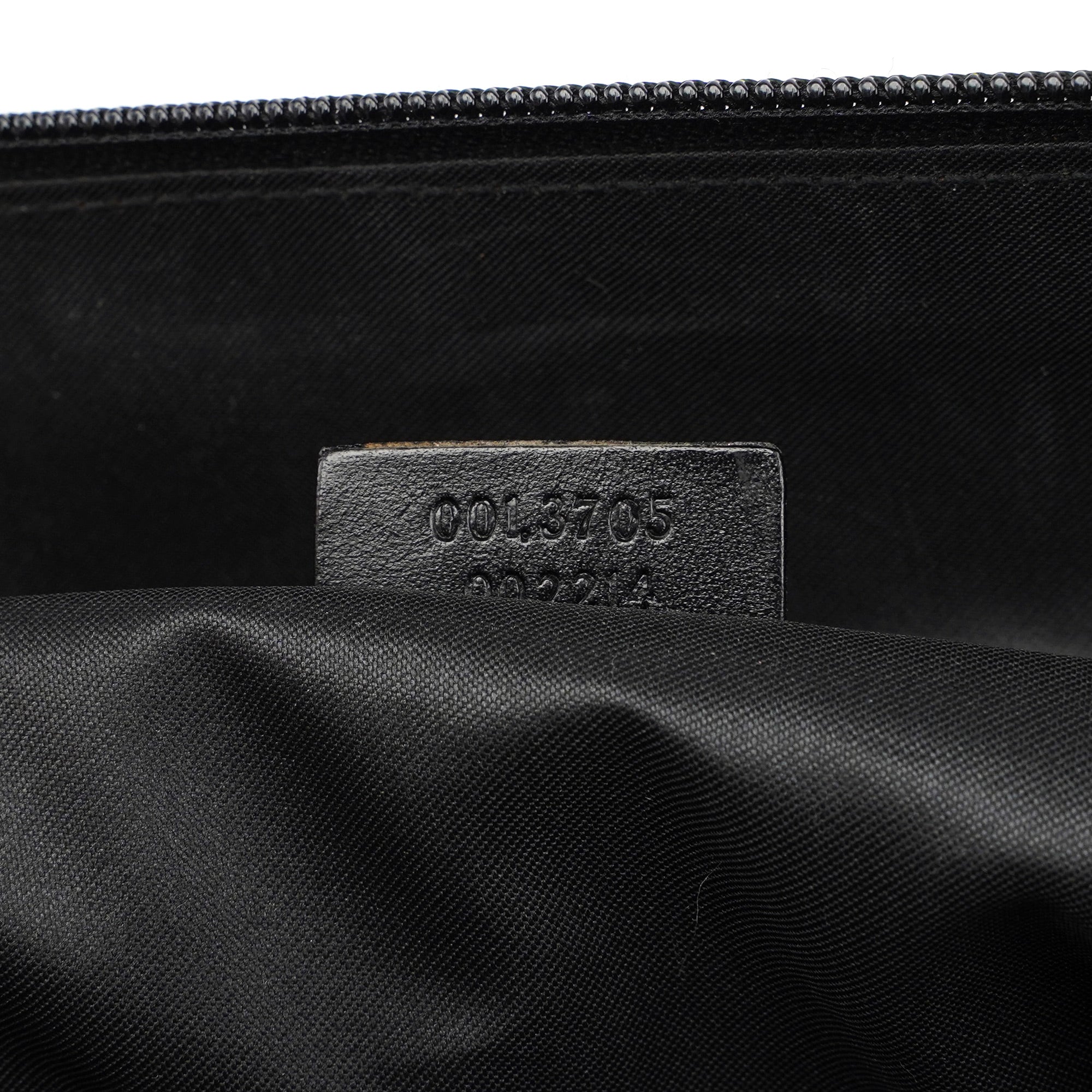 Gucci Black GG Dual Pocket Tote Bag