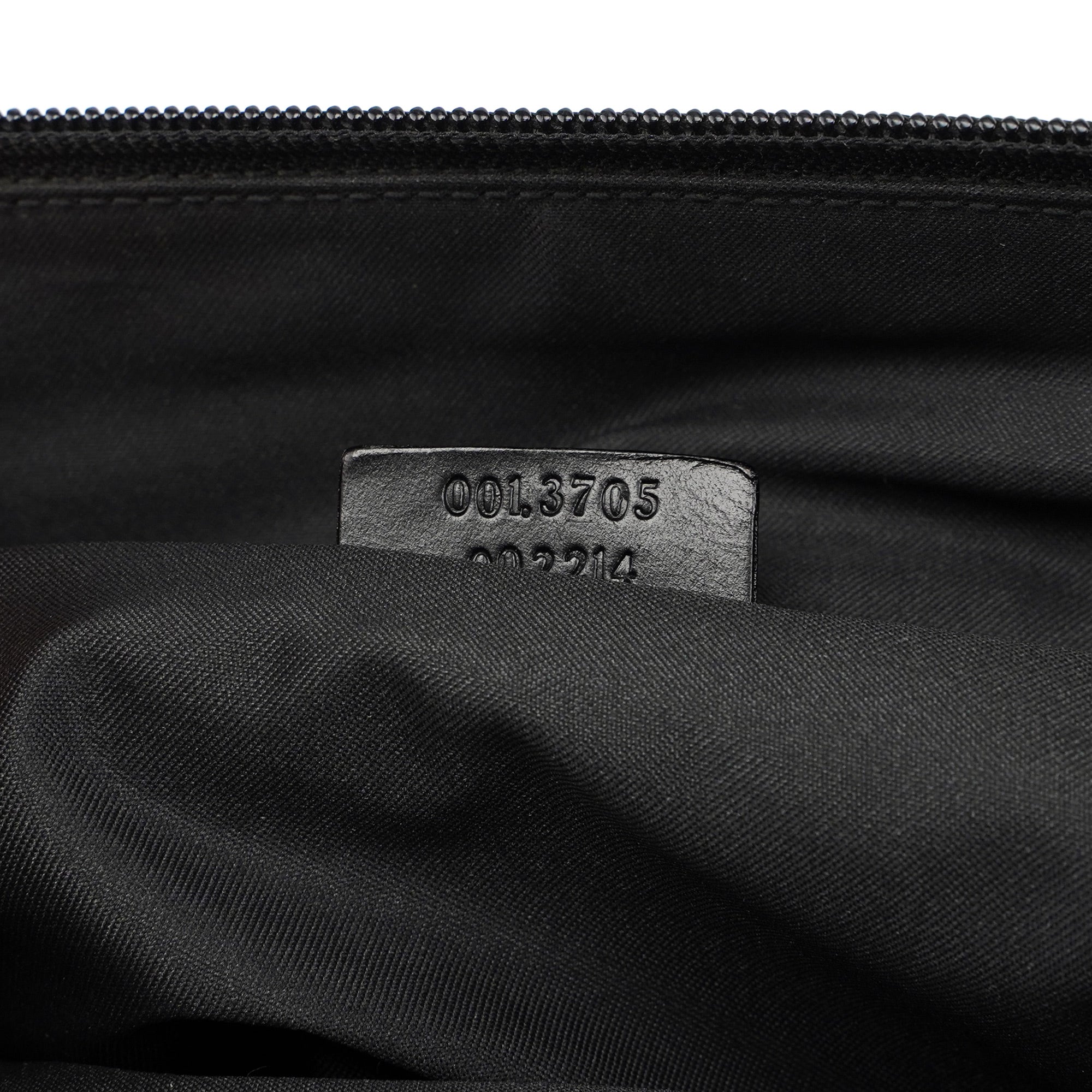 Gucci Black GG Dual Pocket Tote Bag