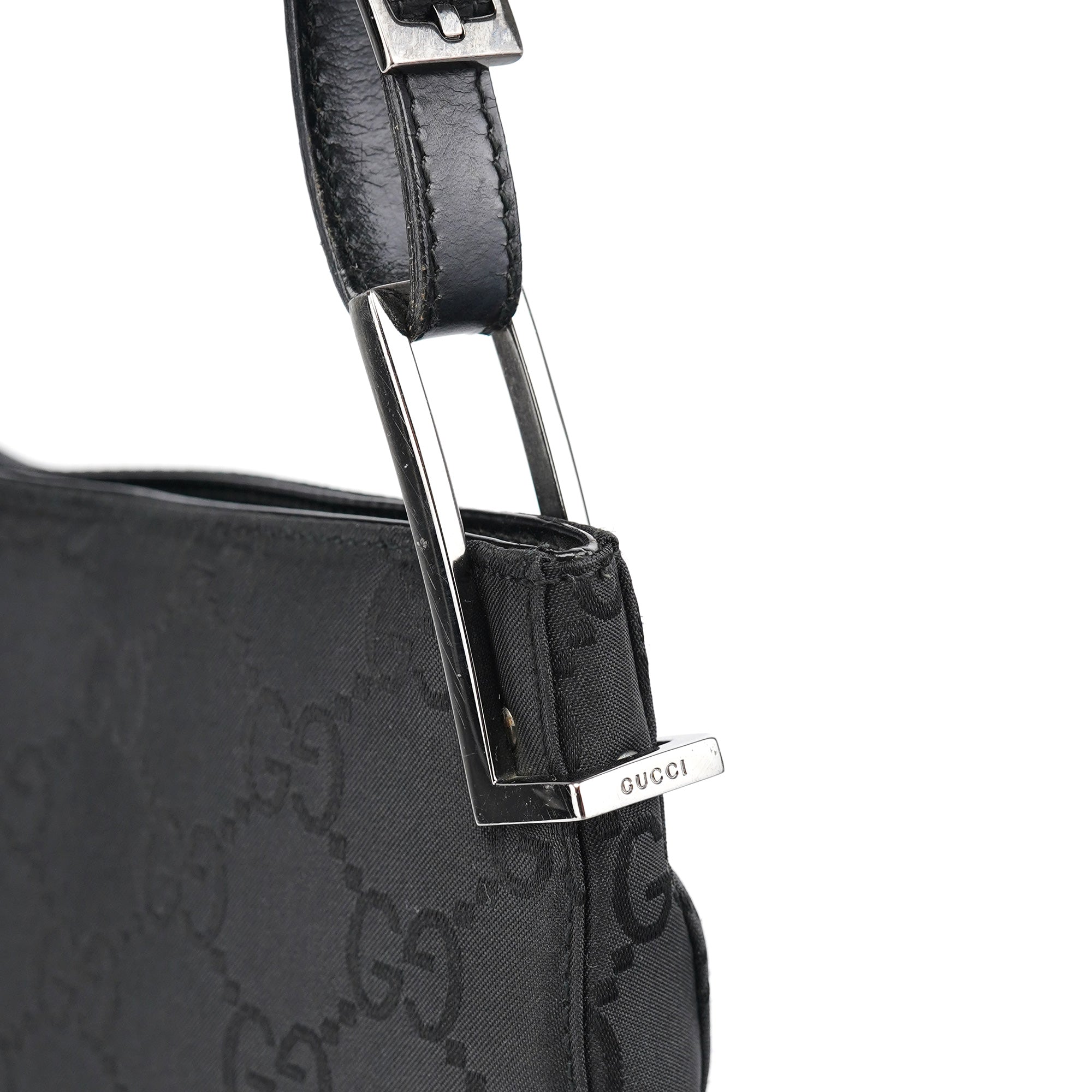 Gucci Sac hobo en toile GG noire
