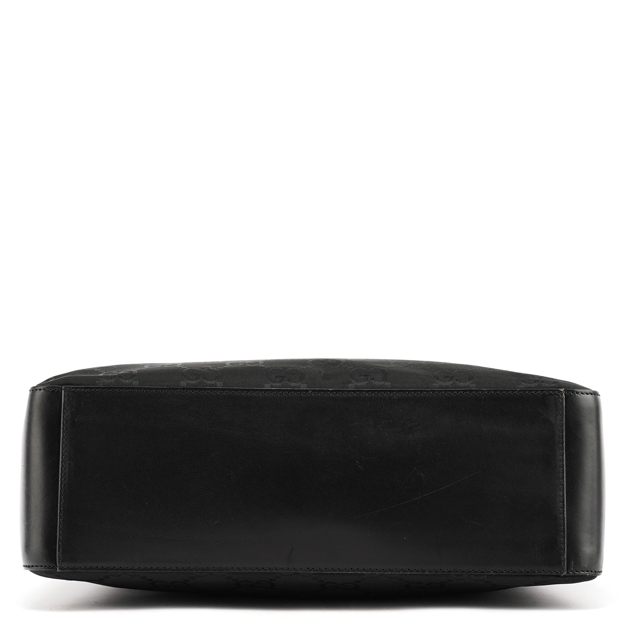 Gucci Black GG Hobo Shoulder Bag