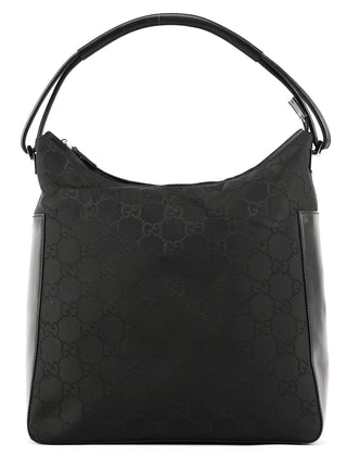 Gucci Black GG Hobo Shoulder Bag