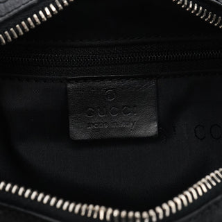 Gucci Black GG Hobo Shoulder Bag