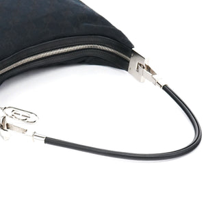 Gucci Black GG Hobo Shoulder Bag