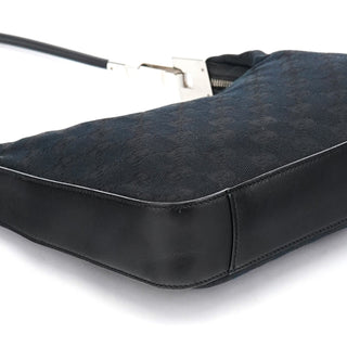Gucci Black GG Hobo Shoulder Bag