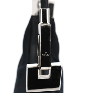 Gucci Black GG Hobo Shoulder Bag