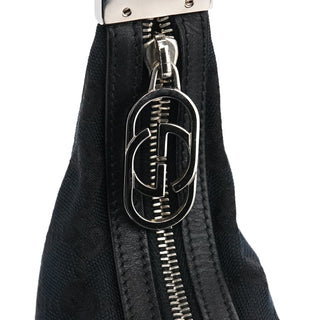 Gucci Black GG Hobo Shoulder Bag