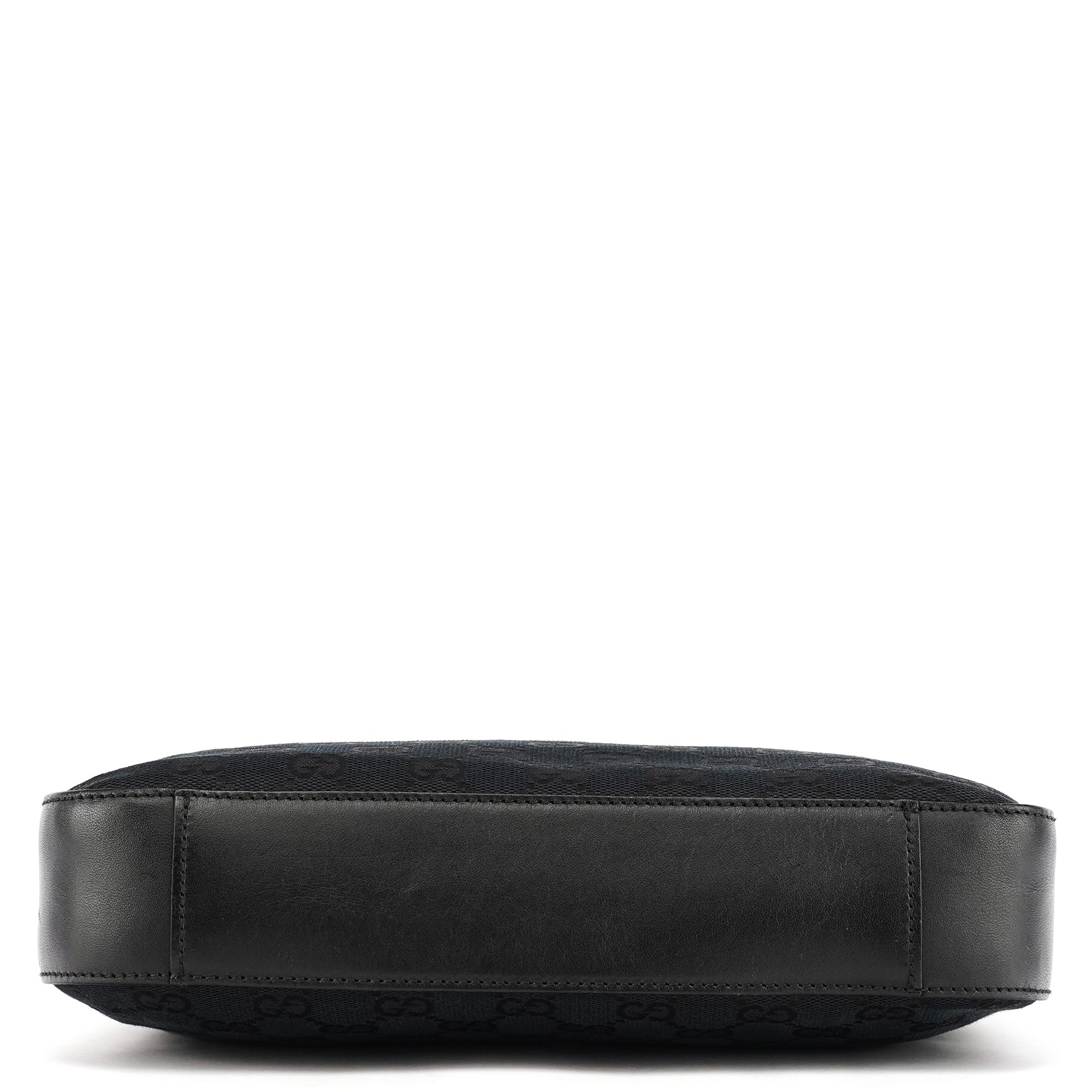 Gucci Hobo Bag aus schwarzem GG Canvas