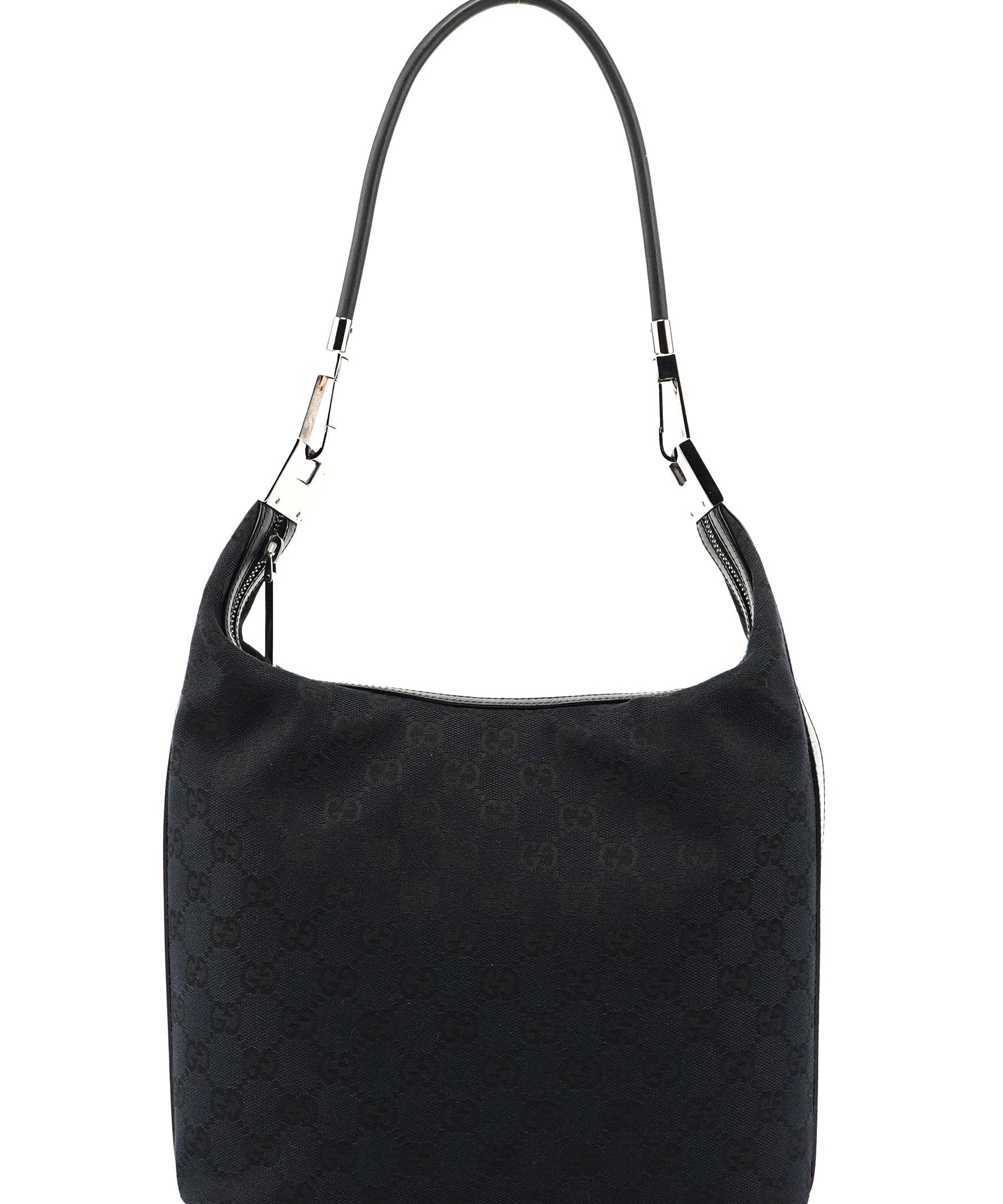 Gucci Black GG Hobo Shoulder Bag