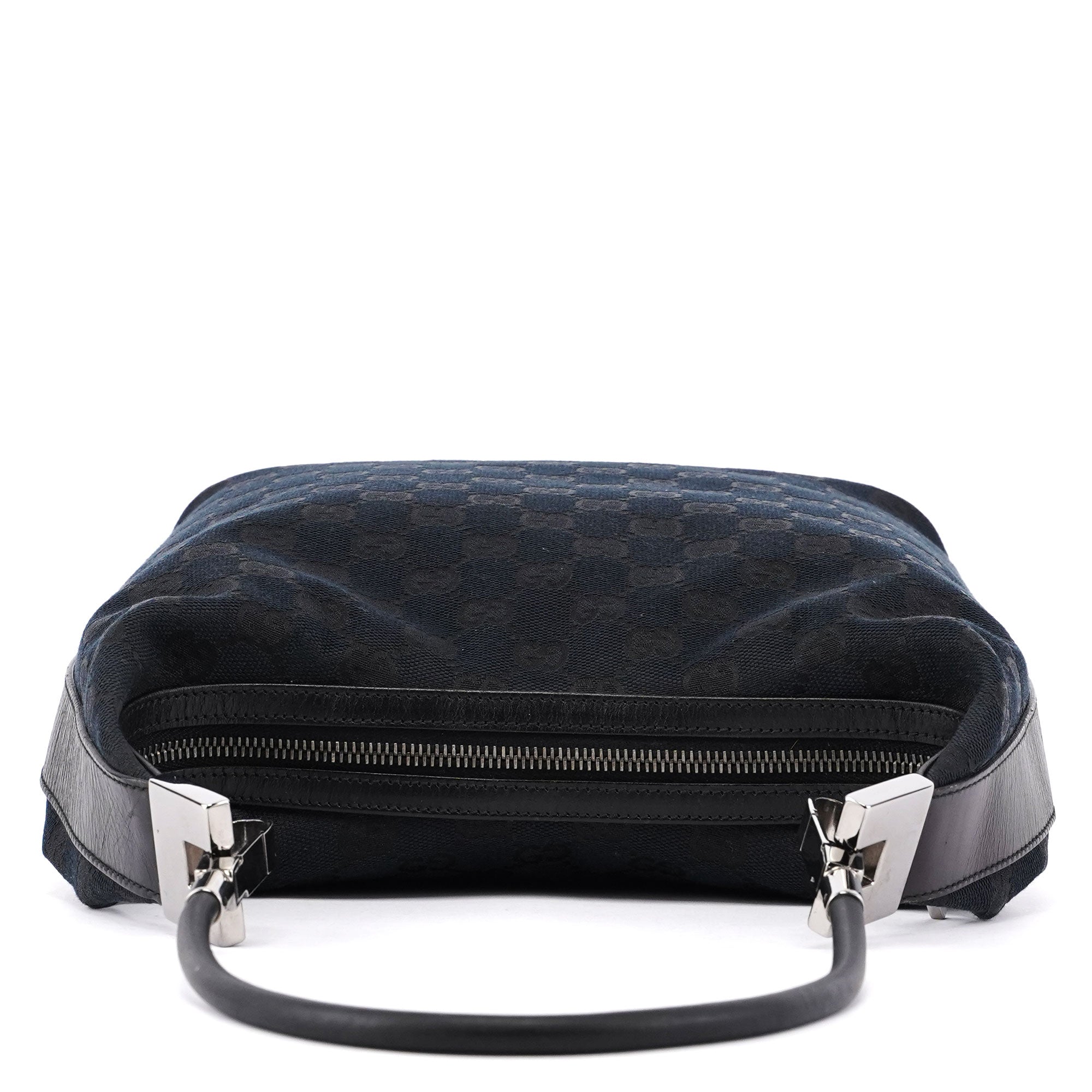 Gucci Black GG Hobo Shoulder Bag