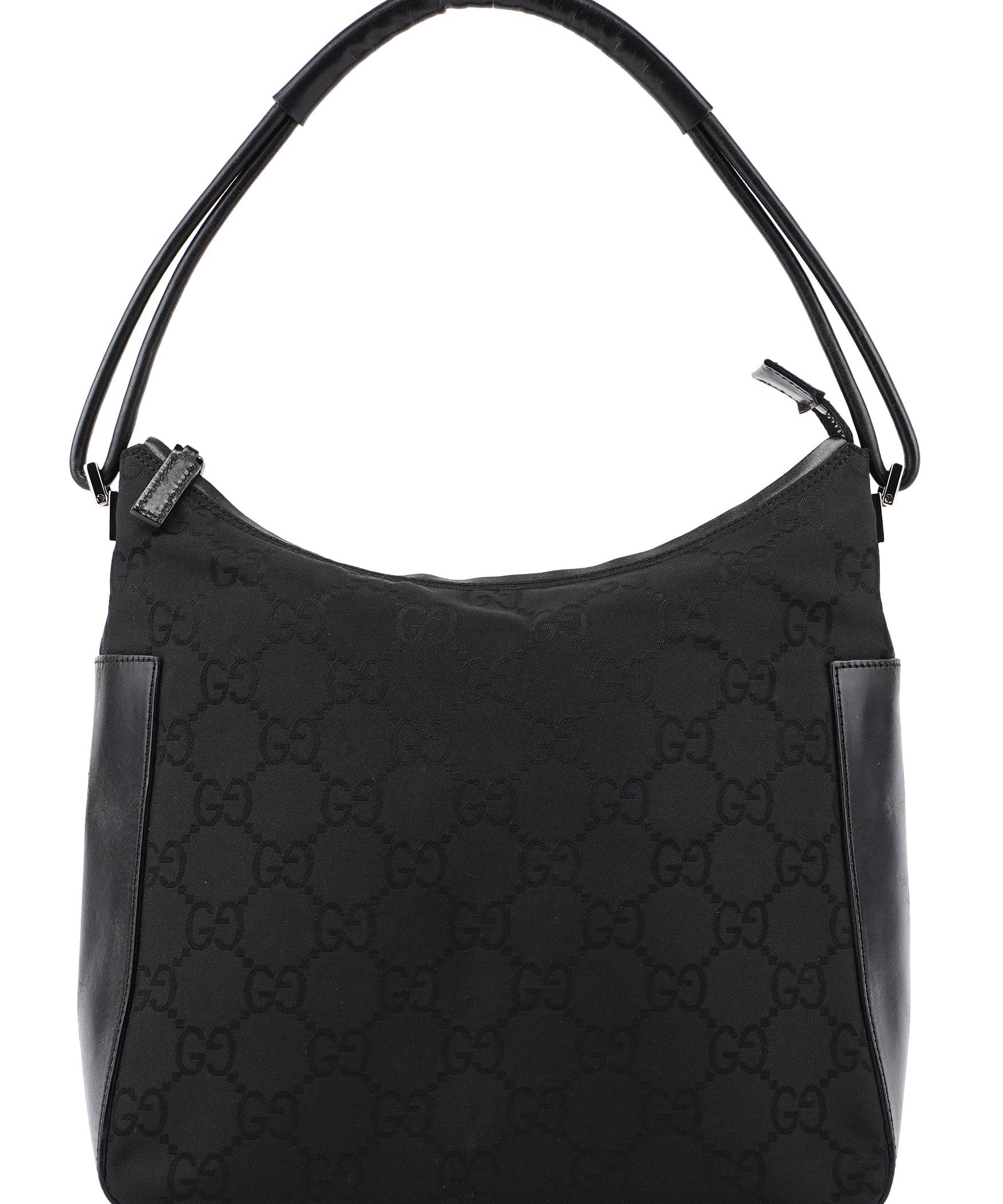 gucci Black GG Hobo Shoulder Bag