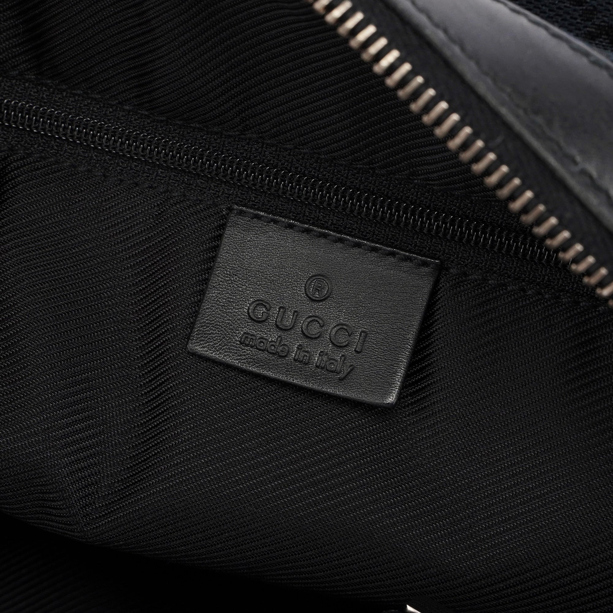 Gucci Black GG Hobo Shoulder Bag