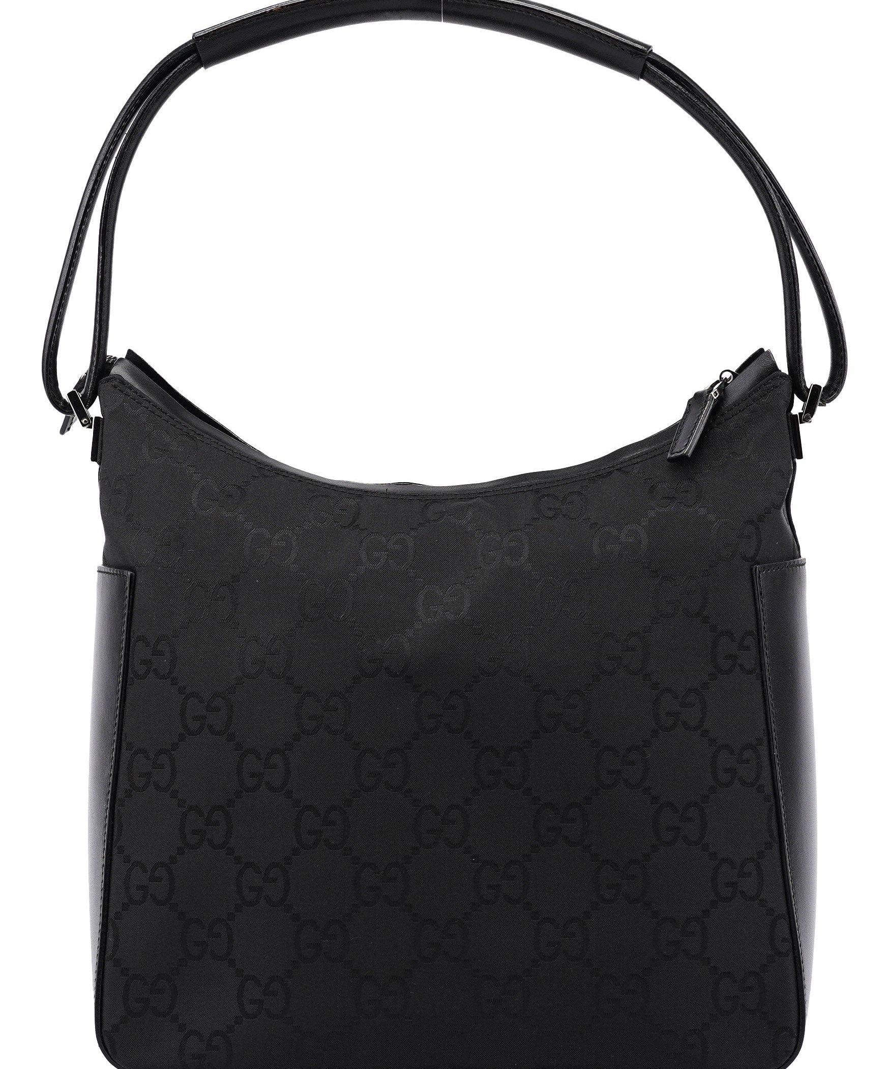 gucci Black GG Hobo Shoulder Bag