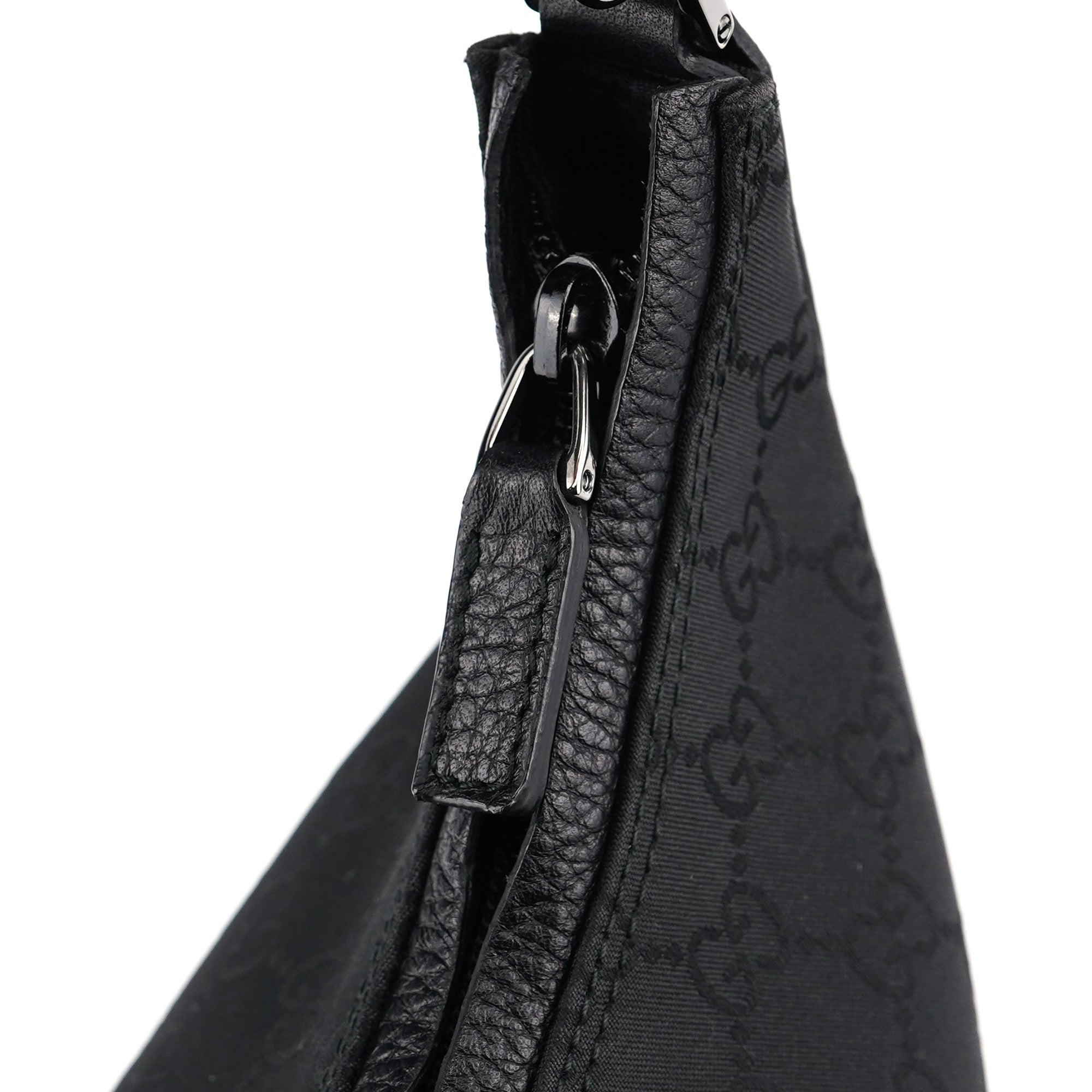 gucci Black GG Hobo Shoulder Bag