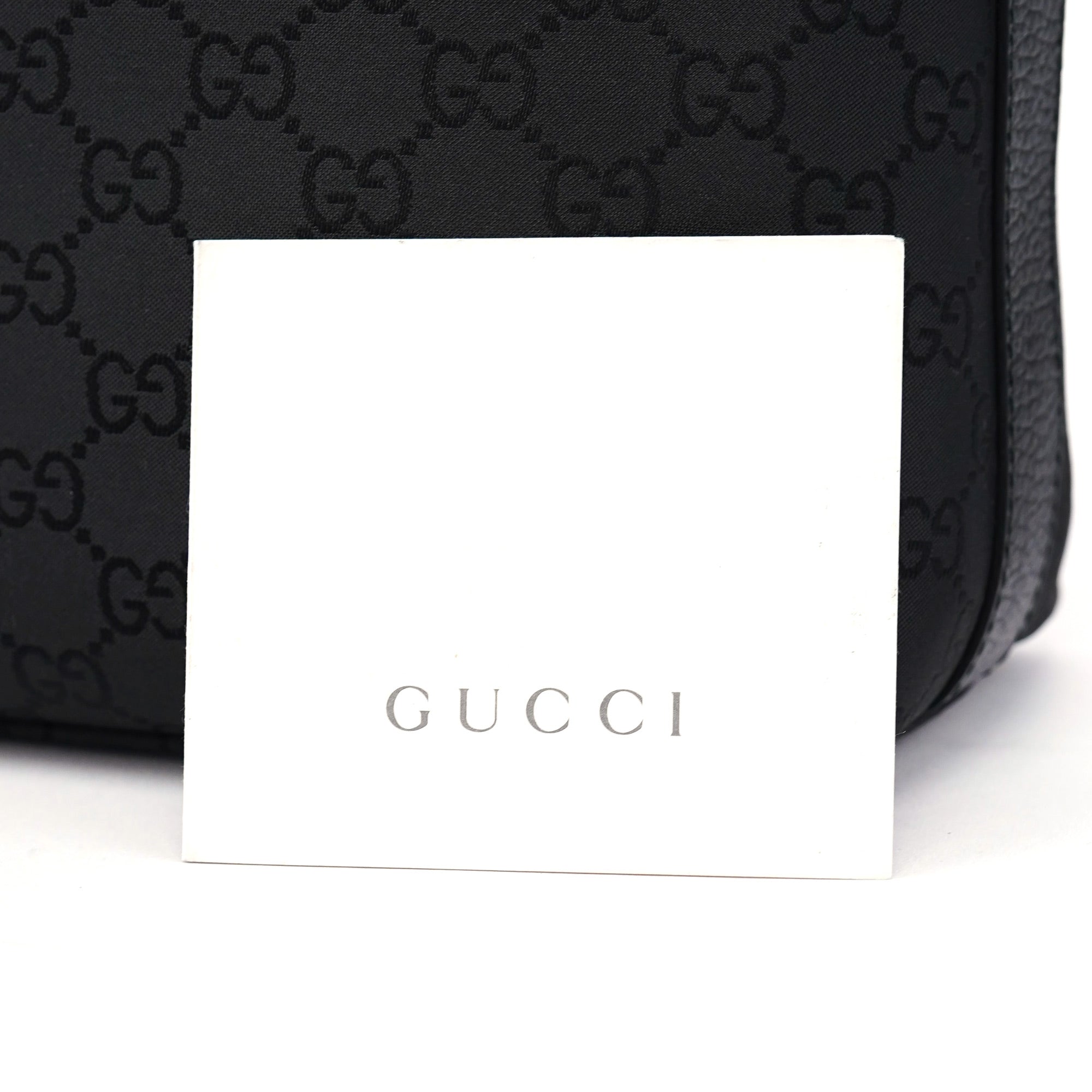 gucci Black GG Hobo Shoulder Bag