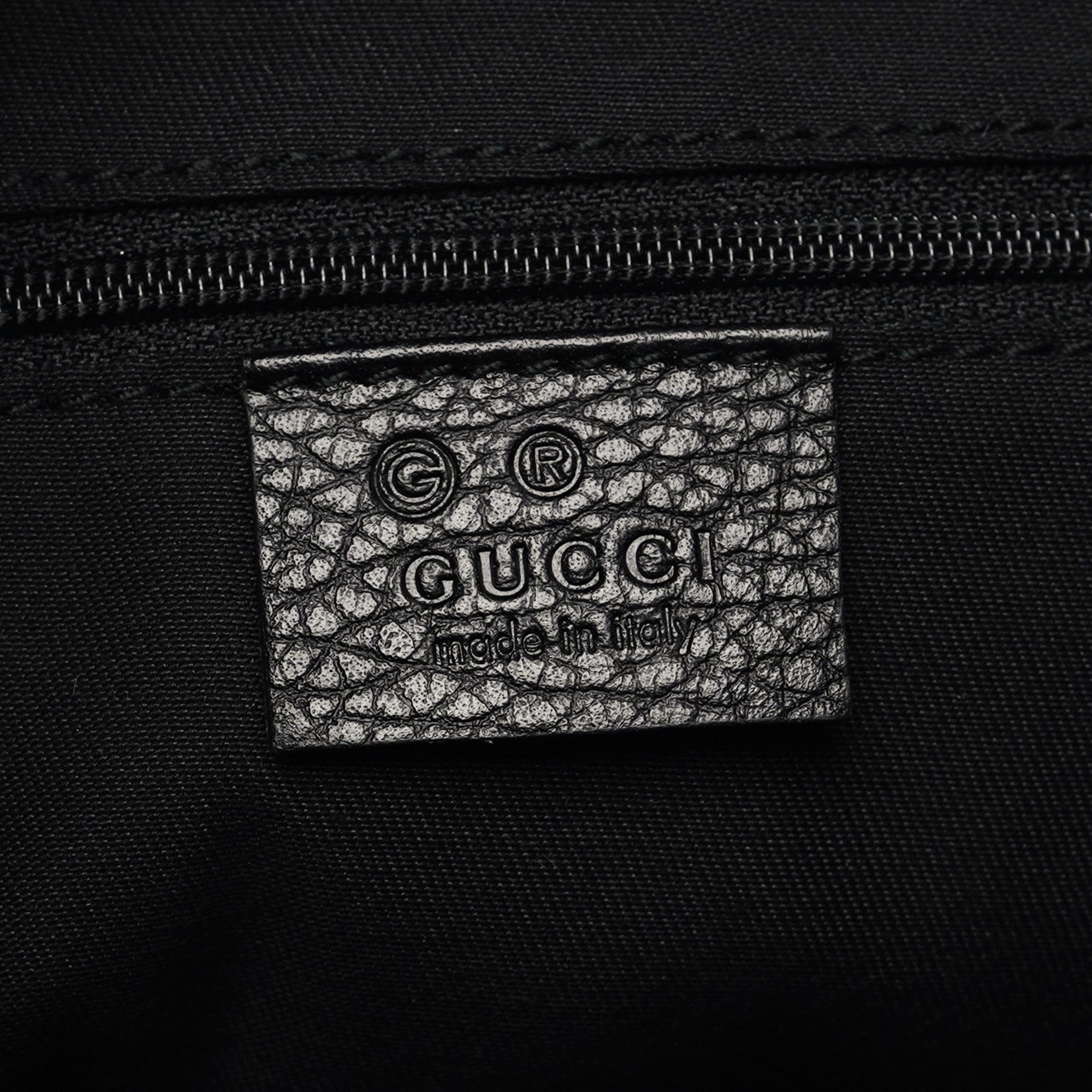 gucci Black GG Hobo Shoulder Bag