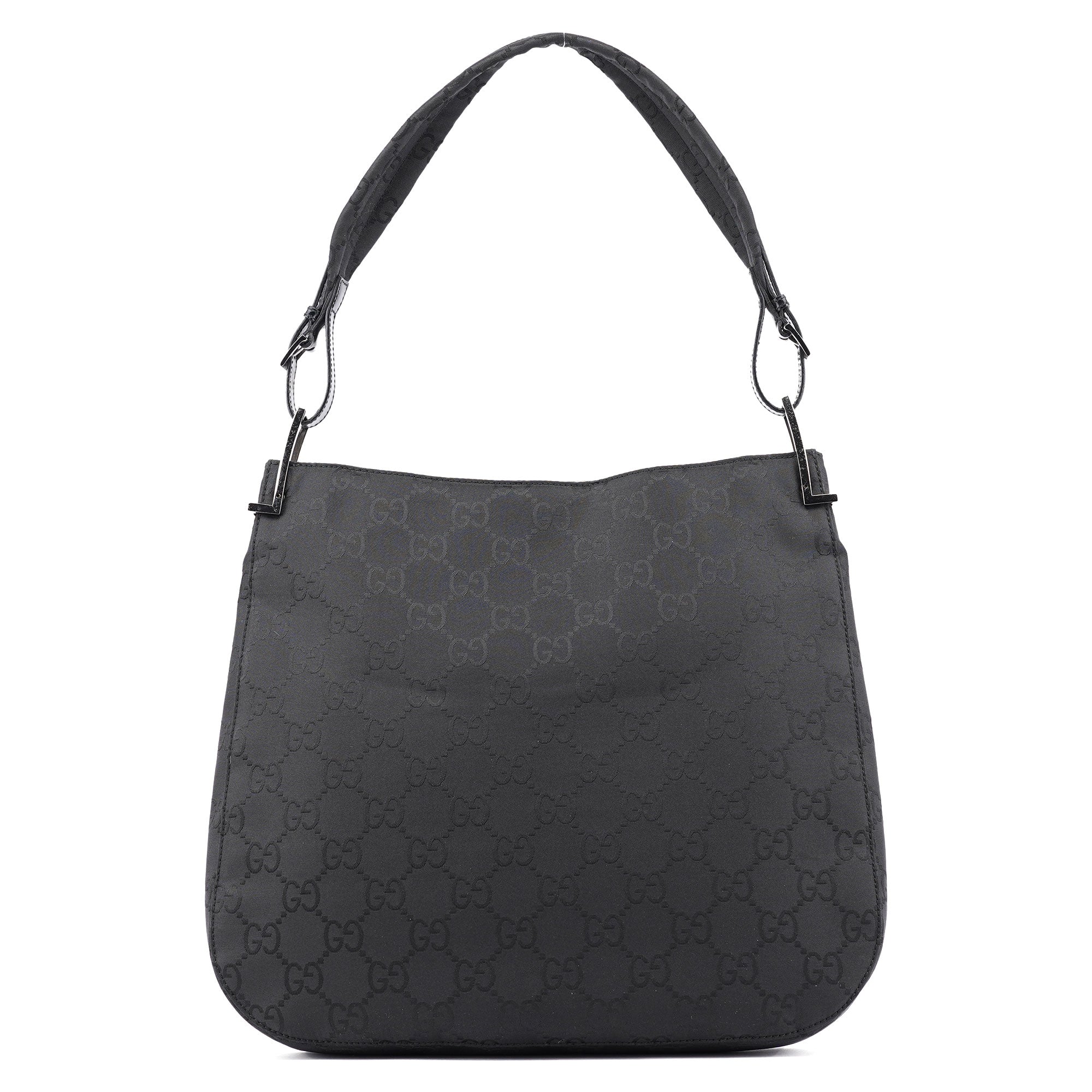 gucci Black GG Hobo Shoulder Bag