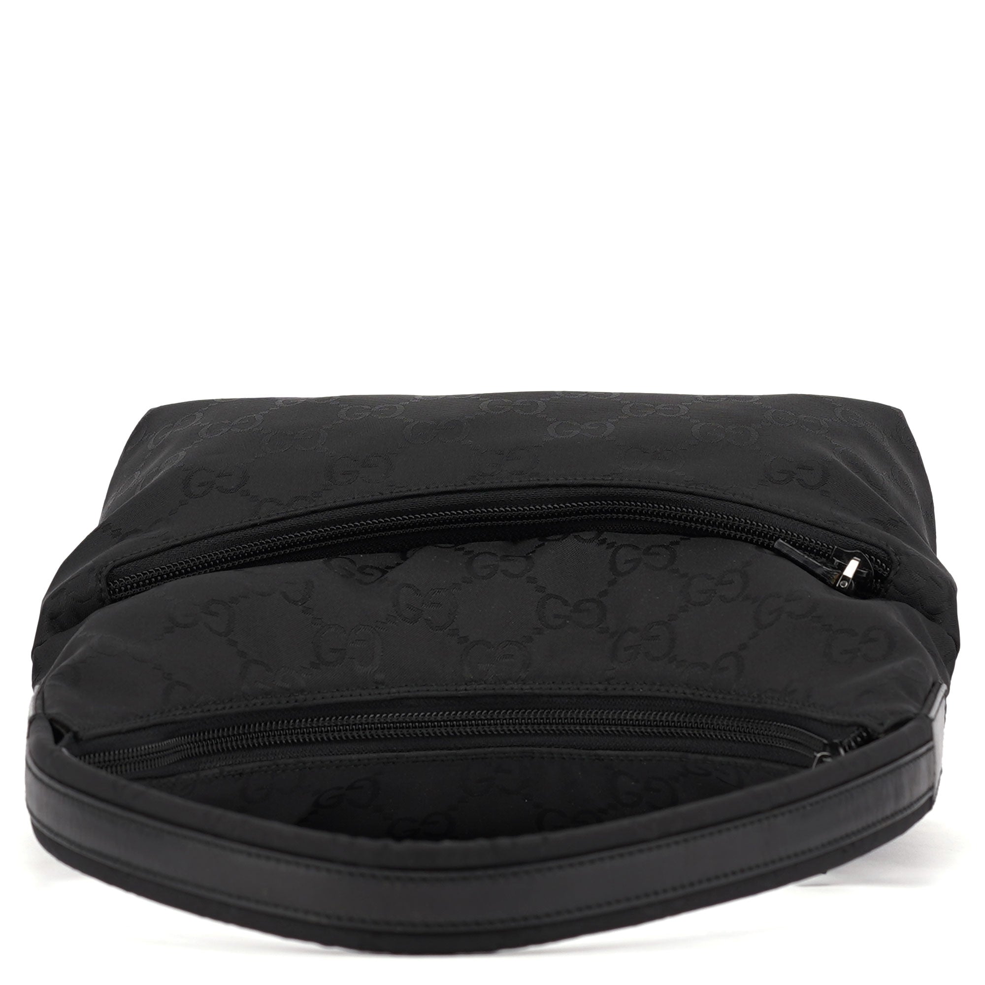 Gucci Black GG Hobo Shoulder Bag