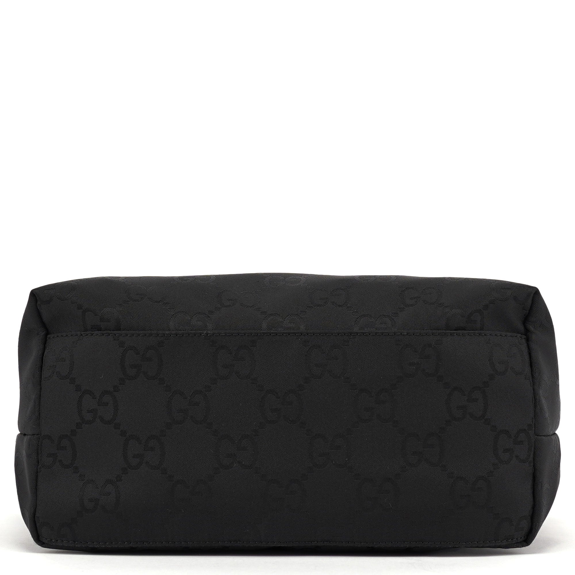 Gucci Black GG Hobo Shoulder Bag